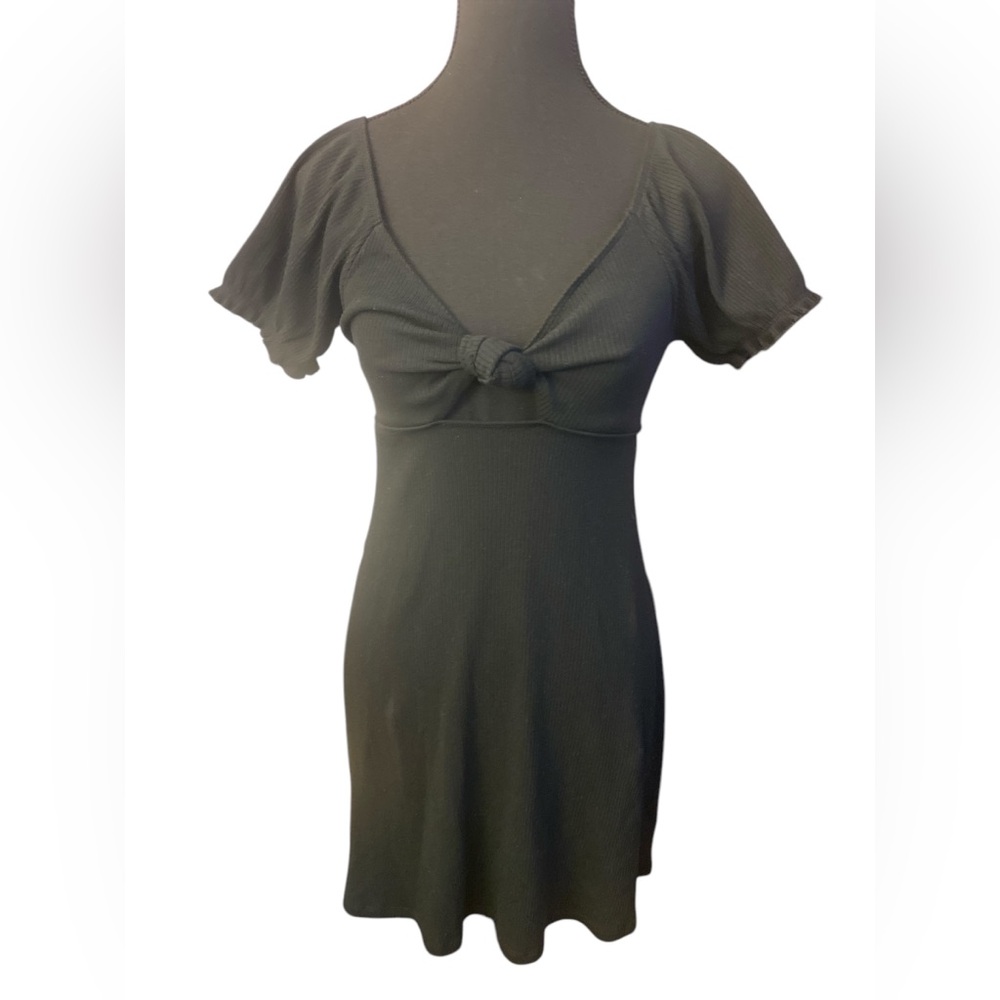 American Eagle Mini  Black Knotted Dress NWT S/P
